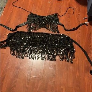 Festival belly dance outfit